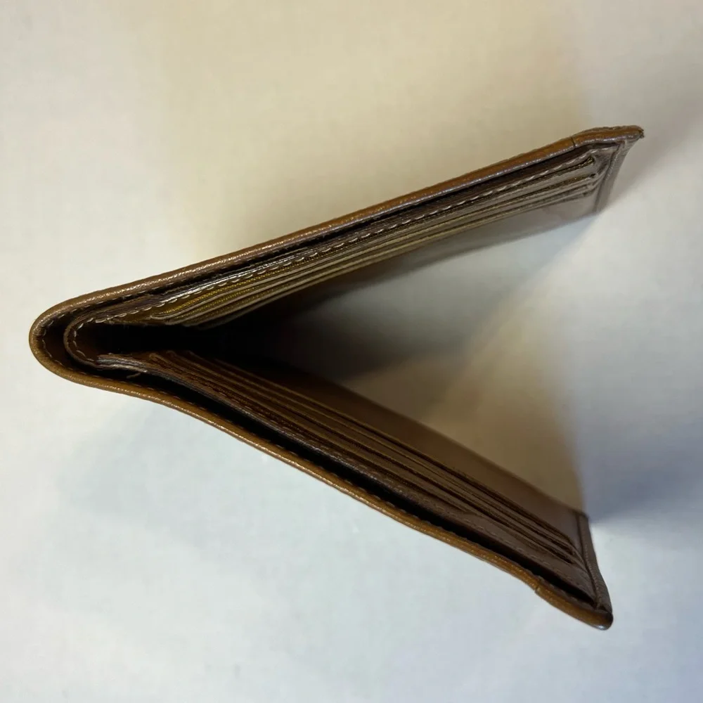 Fendi canvas and leather bifold‎ wallet